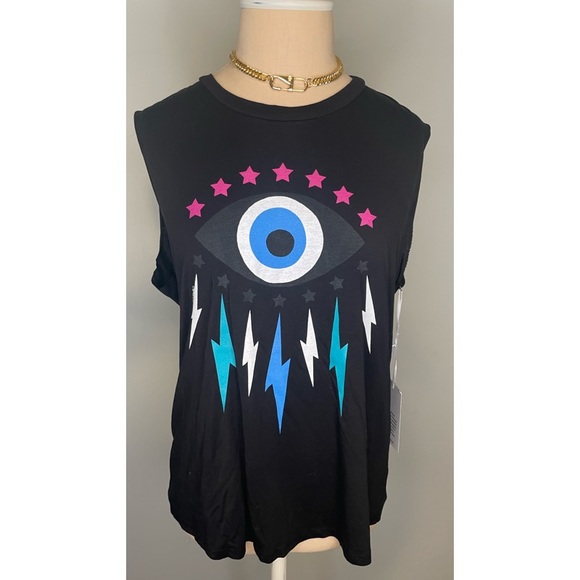 Lauren Moshi Tops - Lauren Moshi Evil Eye Tank Top / Small NWT
